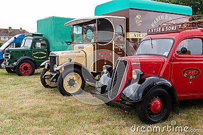 Vintage lorries Editorial Stock Photo