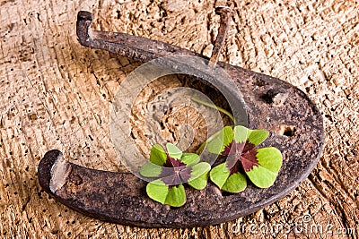 Vintage luck Stock Photo