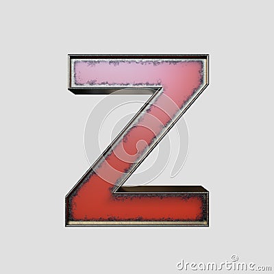Vintage Marquee Worn Letter Stock Photo