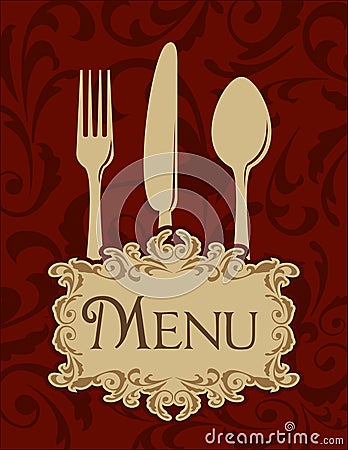 Vintage menu Vector Illustration