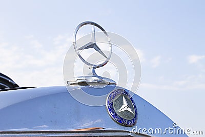 Vintage Mercedes benz front Editorial Stock Photo