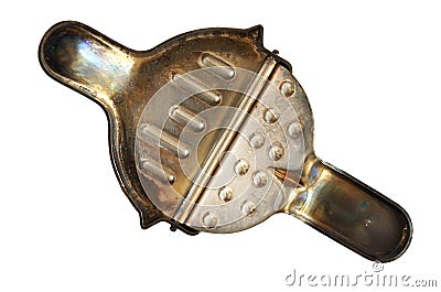 Vintage metal lemon squeezer Stock Photo