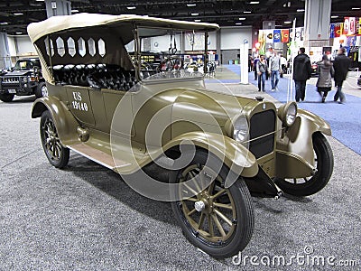 Vintage Military Vehicle Editorial Stock Photo