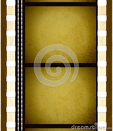 Vintage Movie Film Frames Stock Photo