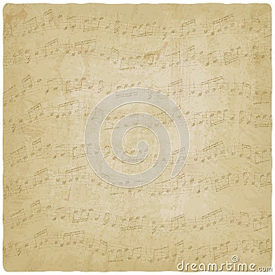 Vintage music background Vector Illustration