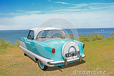 Vintage nash metropolitan car Editorial Stock Photo