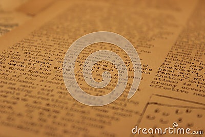 Vintage Newsprint Background4 Stock Photo