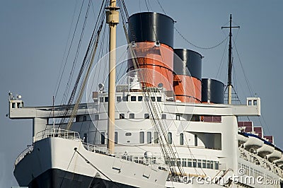 Vintage Ocean Liner Stock Photo