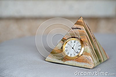 vintage onyx watch in a pyramid Stock Photo
