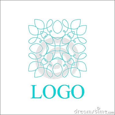 Vintage ornamental logo Vector Illustration