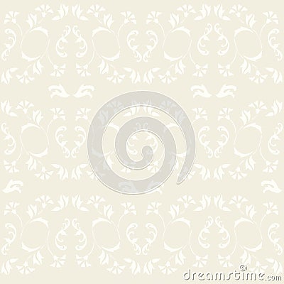 Vintage ornate seamless pattern Vector Illustration