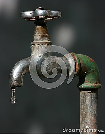 Vintage outdoor tap Stock Photo