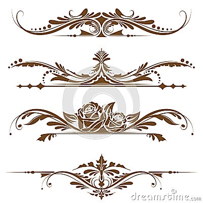 Vintage Page Border Vector Illustration