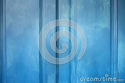 Vintage painted wooden background texture baby blue retro design Stock Photo