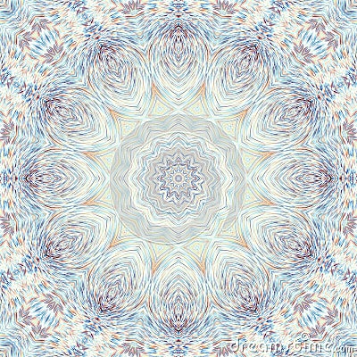 Vintage pattern abstract symmetry kaleidoscope. retro mandala Stock Photo