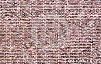 Vintage pink, black and red brick wall background texture. Architecture grunge detail abstract theme. Home, office or loft design Stock Photo