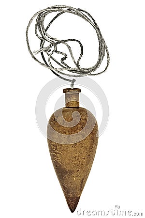 Vintage plumb Stock Photo