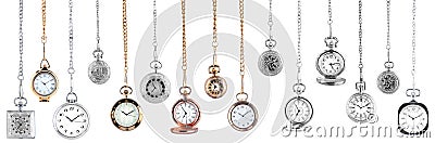 Vintage pocket watches Stock Photo