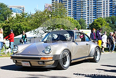 Vintage Porsche Sports car. Editorial Stock Photo