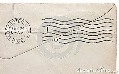 Vintage Postmark Stock Photo