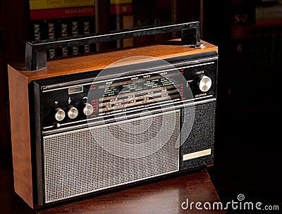 Vintage radio Stock Photo