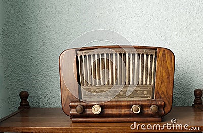 Vintage radio Stock Photo