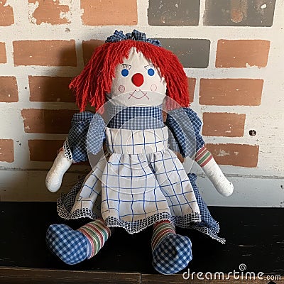 Vintage Raggedy Ann Doll Stock Image | CartoonDealer.com #271728961