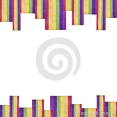 Vintage rainbow squares background. Rainbow flag background of LGBT alternative sex. Love is love Stock Photo