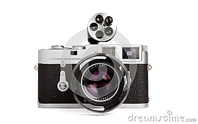 Vintage rangefinder Stock Photo