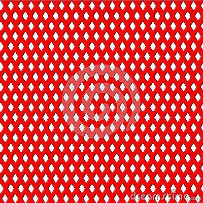 A vintage red 3D rendered diamond pattern Stock Photo