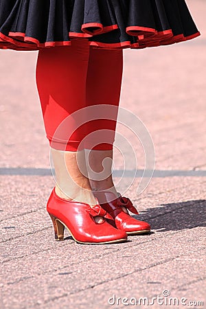 Vintage red shoes