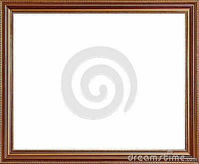 Vintage rich classic golden rustic quality frame Stock Photo