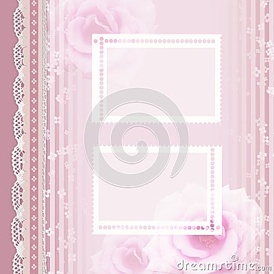 Vintage romantic background Stock Photo