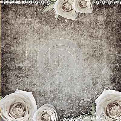 Vintage romantic background Stock Photo