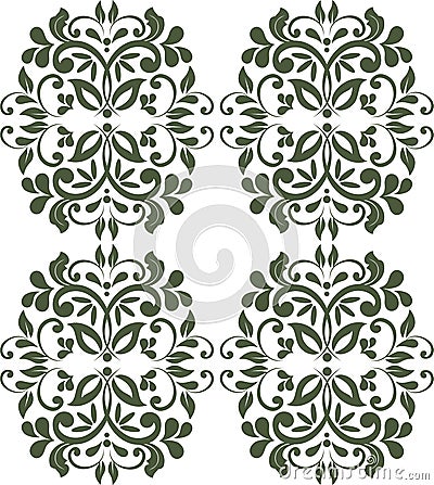 Vintage Royal classic ornament border background Vector Illustration