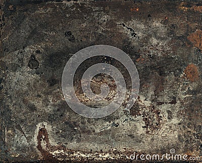 Vintage rusty textured metal background. Retro style toned Stock Photo