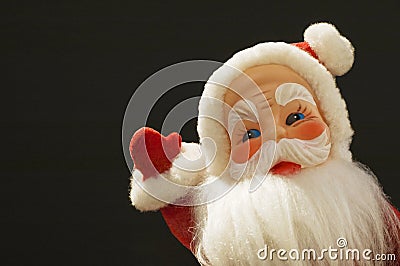 Vintage Santa Stock Photo