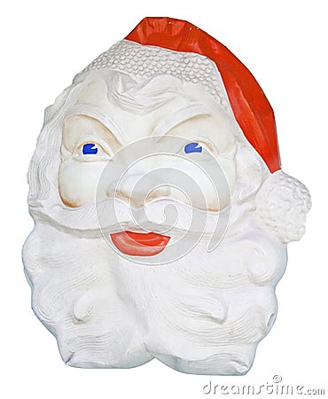 Vintage Santa Claus mask Stock Photo