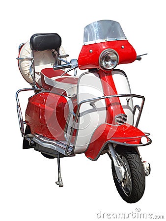 Vintage scooter Stock Photo