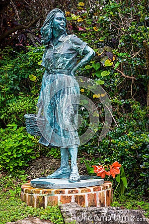 Vintage Sculpture Queens Park Stock Photo