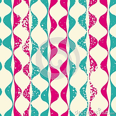 Vintage seamless pattern hipsters Vector Illustration