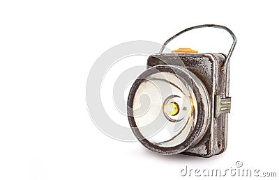 Vintage searchlight Stock Photo