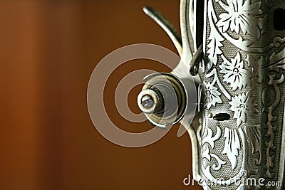 Vintage Sewing Machine Stock Photo