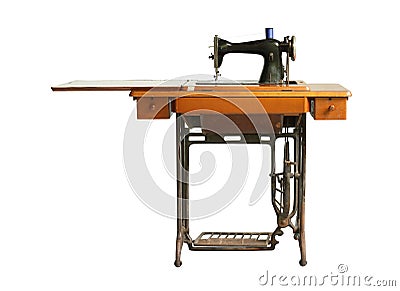 Vintage sewing machine Stock Photo