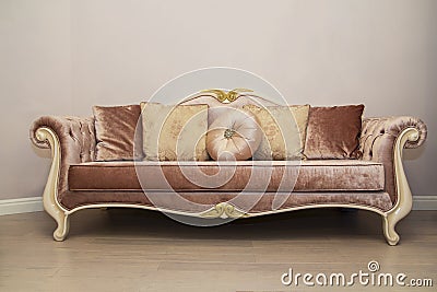 Vintage Sofa Stock Photo