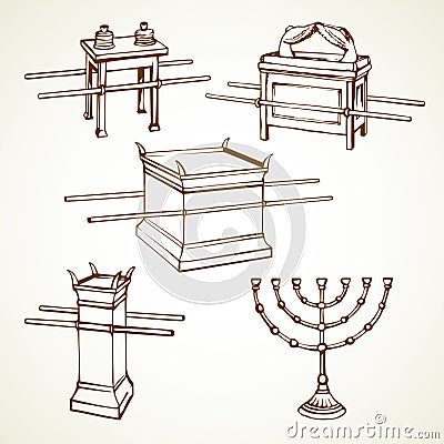 Altar. Vector drawing Vector Illustration