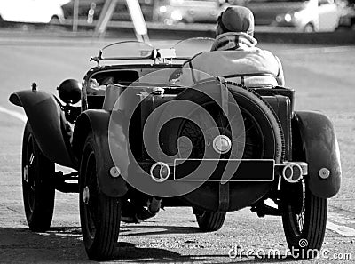 Vintage Sports Car Editorial Stock Photo