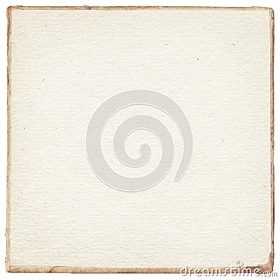 Vintage stained paper texture with frame Stock Photo