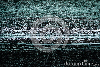 Vintage Static Video Glitch Stock Photo