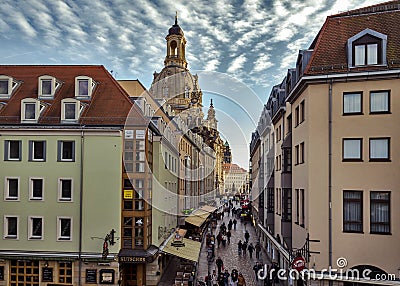 Vintage steamboats on the pier. Old Dresden. Germany Editorial Stock Photo